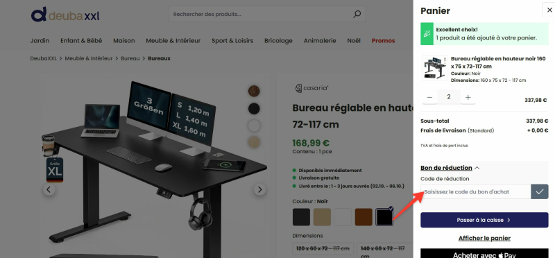 code promo DeubaXXL