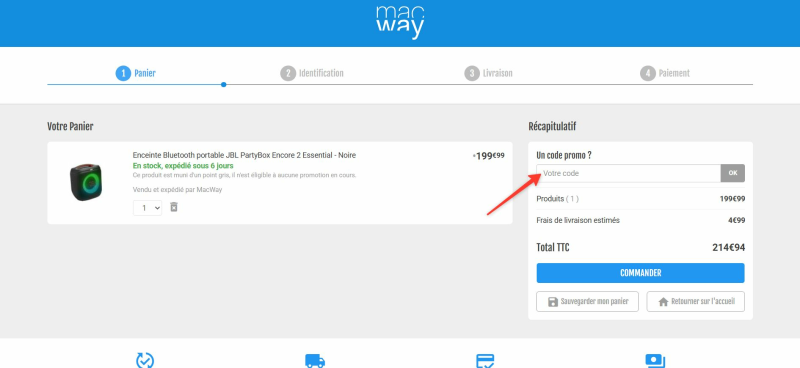 code promo MacWay