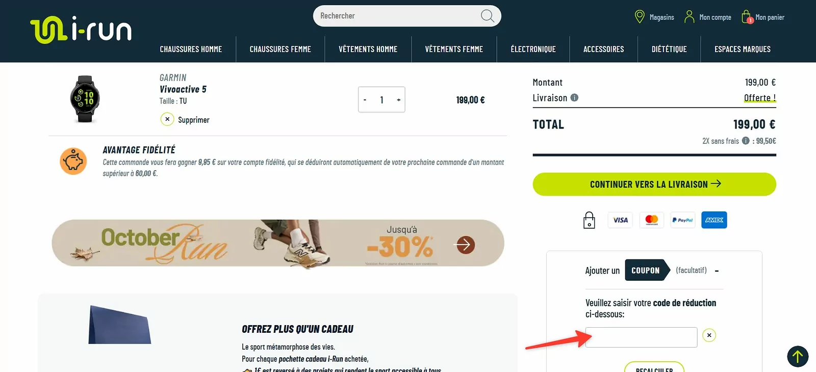 code promo i-Run