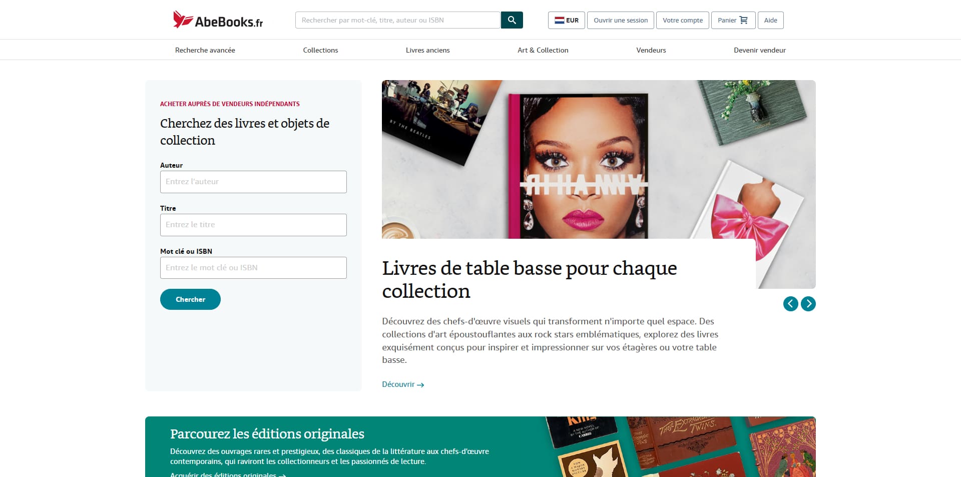 AbeBooks Code de réduction