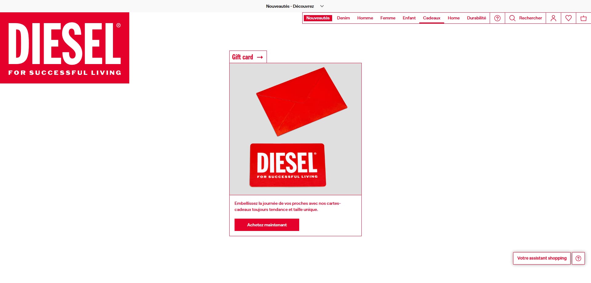 Diesel Code promo