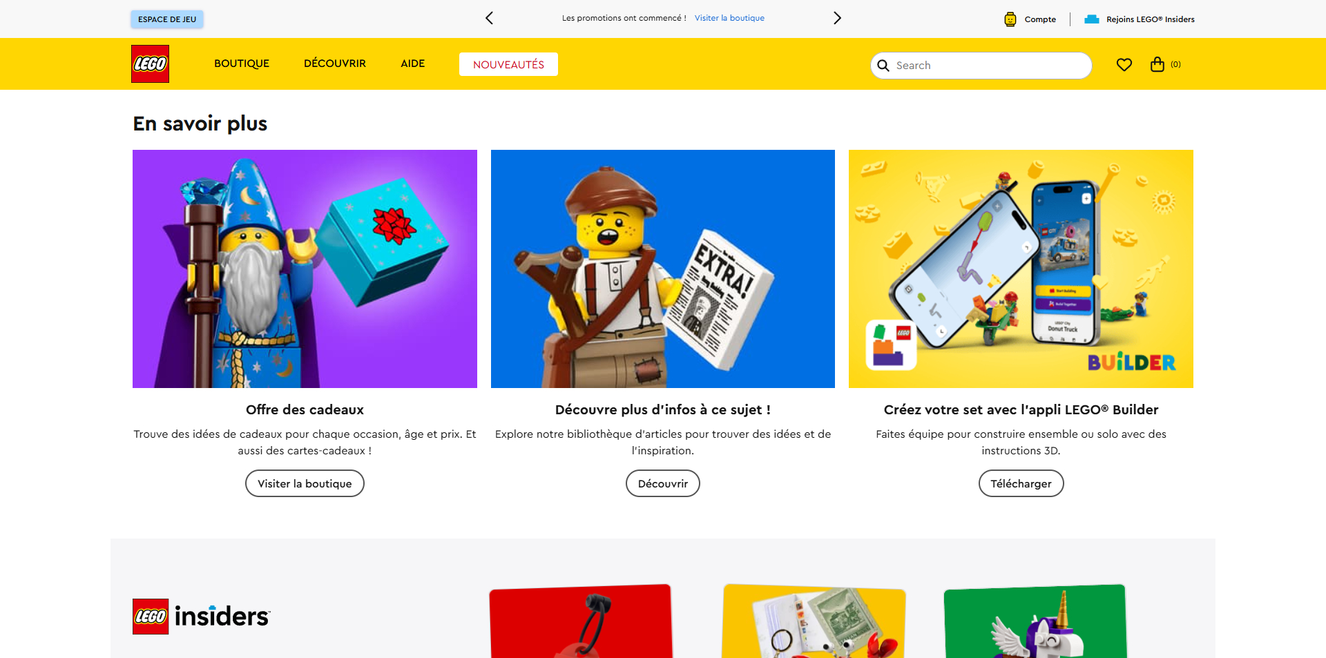 LEGO Bon d'achat