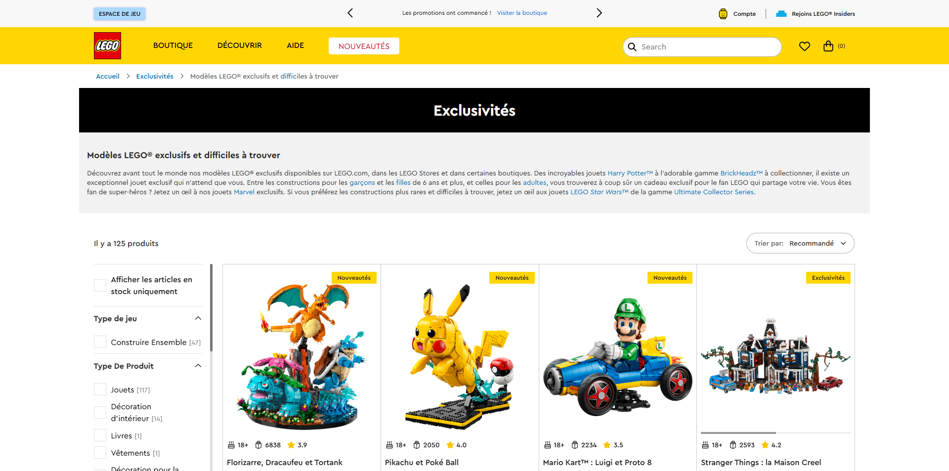 LEGO Code de réduction