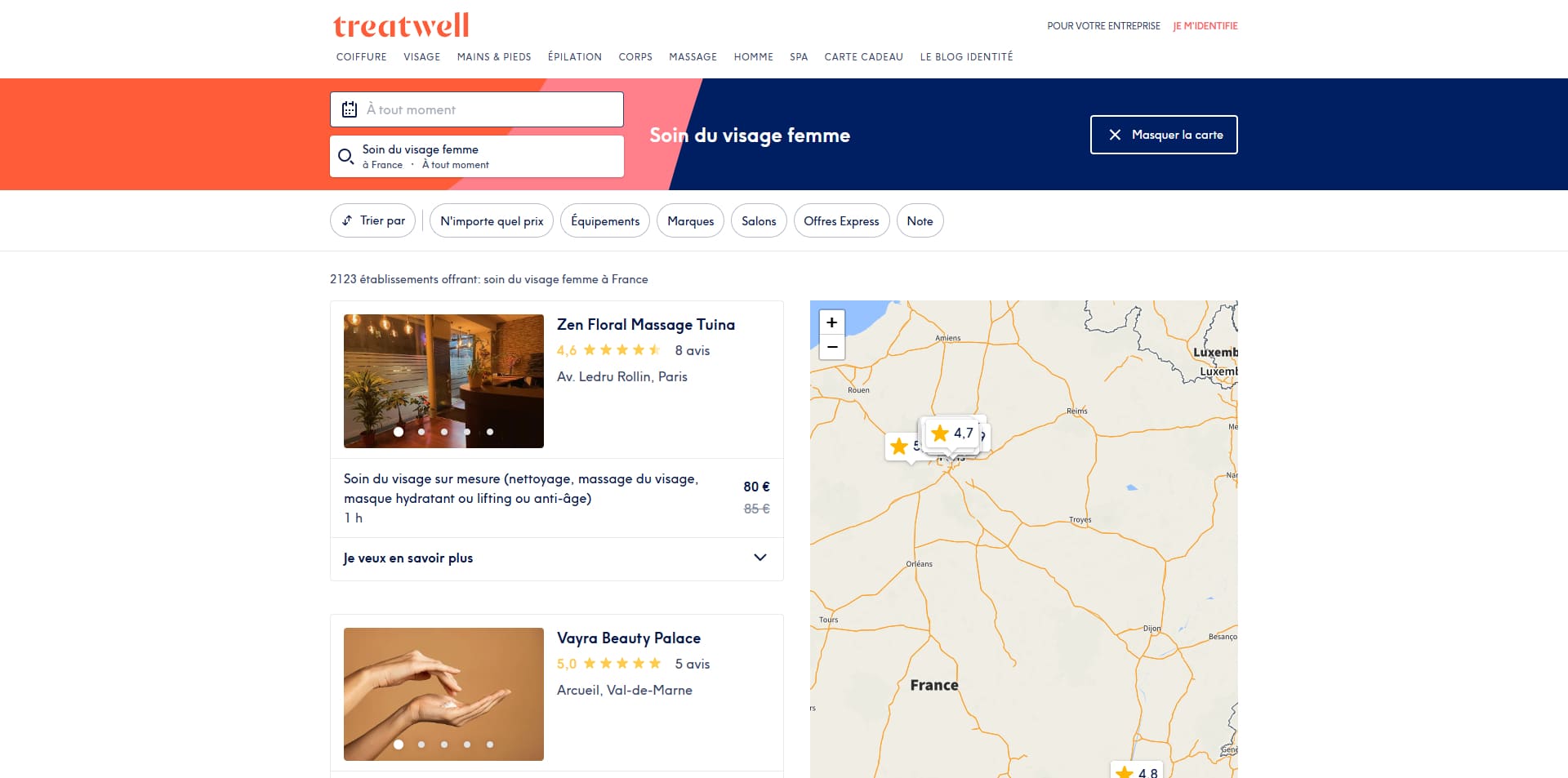 Treatwell Bon d'achat