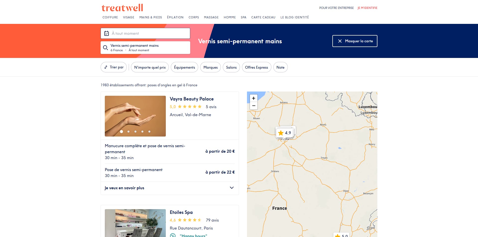 Treatwell coupons