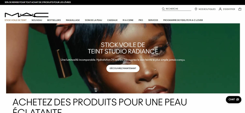 code promo MAC
