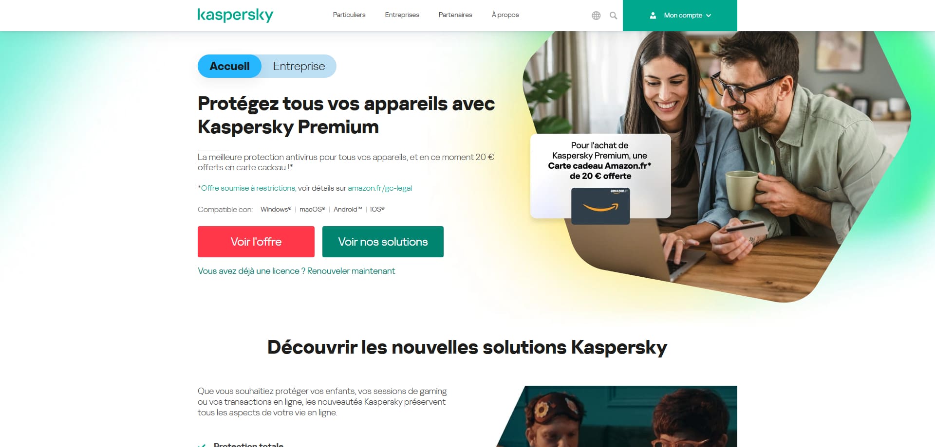 Kaspersky Code de réduction