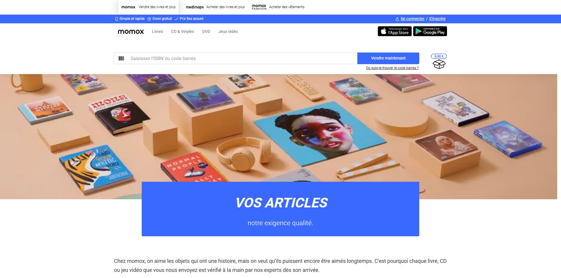 Momox Code de réduction