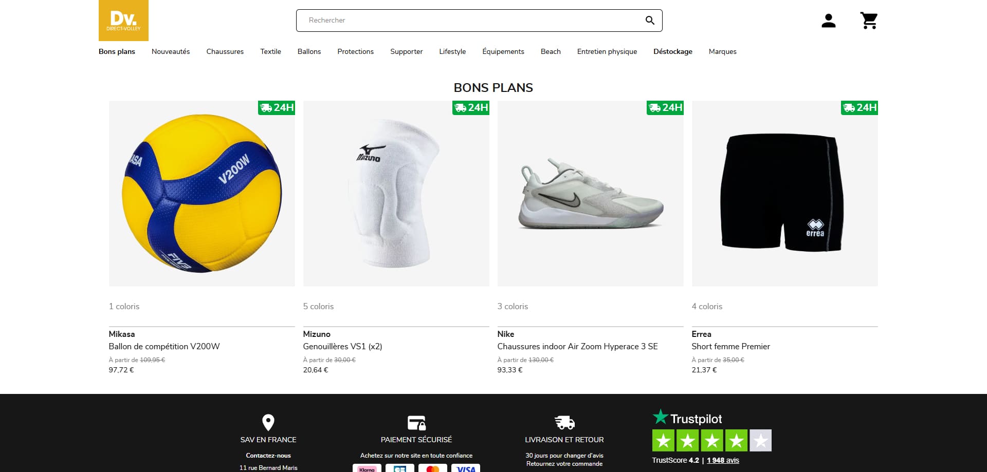 Direct Volley Code promo