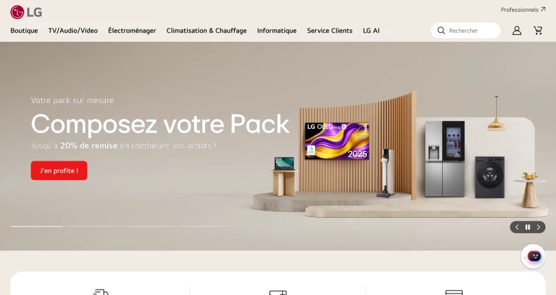 code promo LG