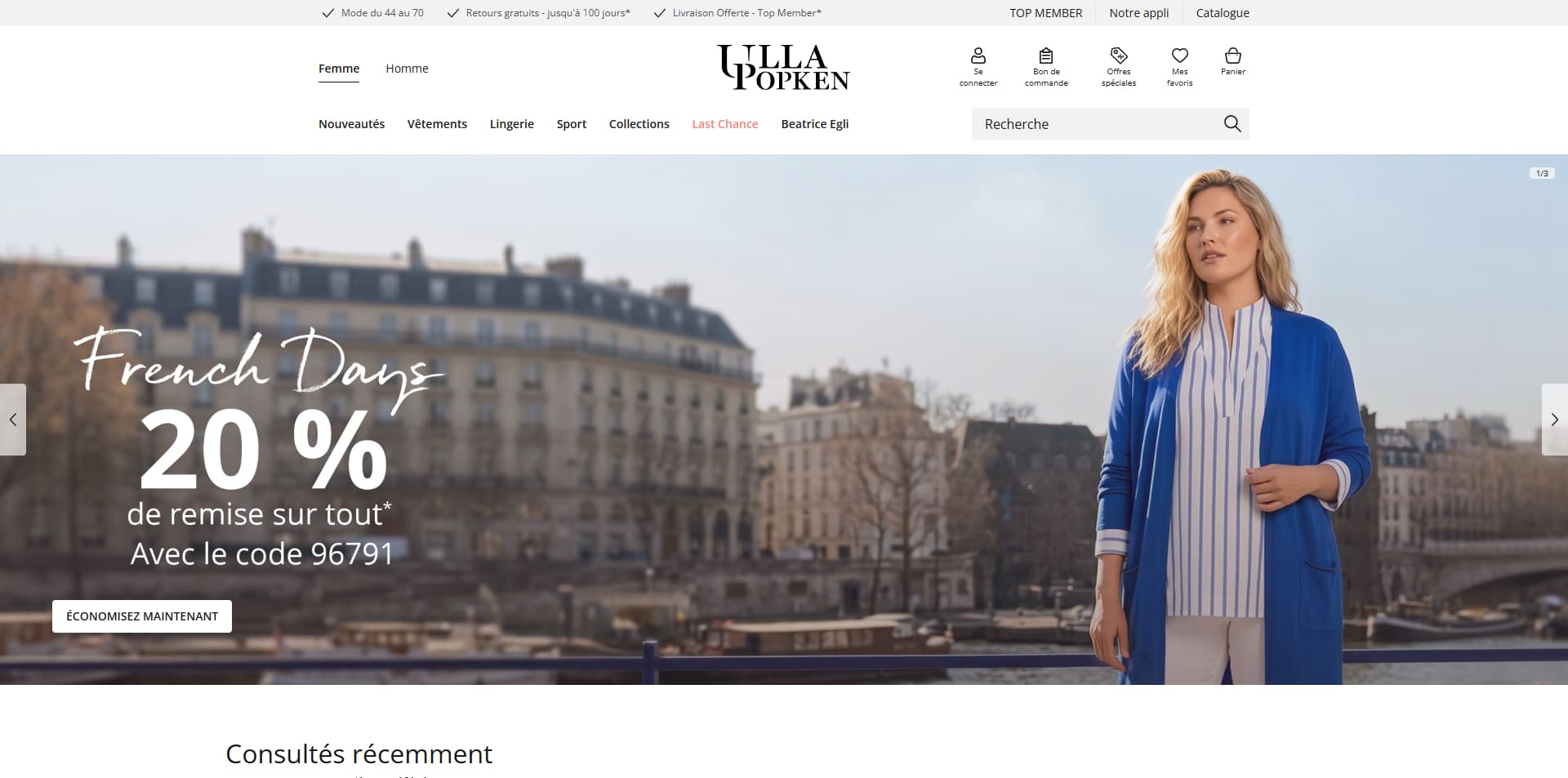 Ulla Popken Code de réduction