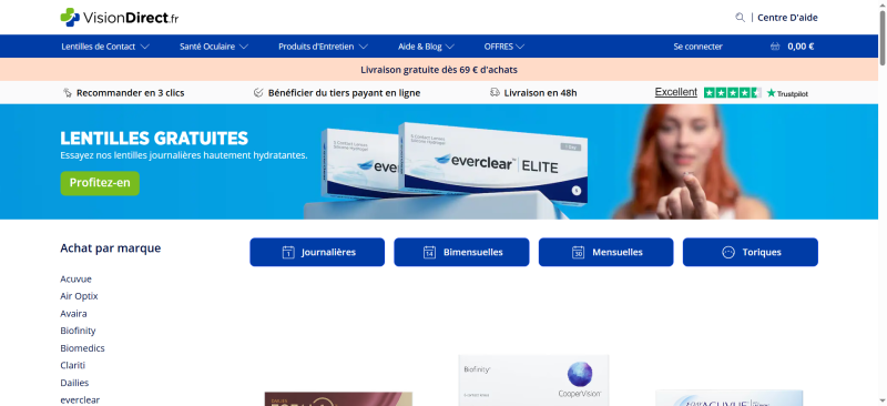 code promo Vision Direct
