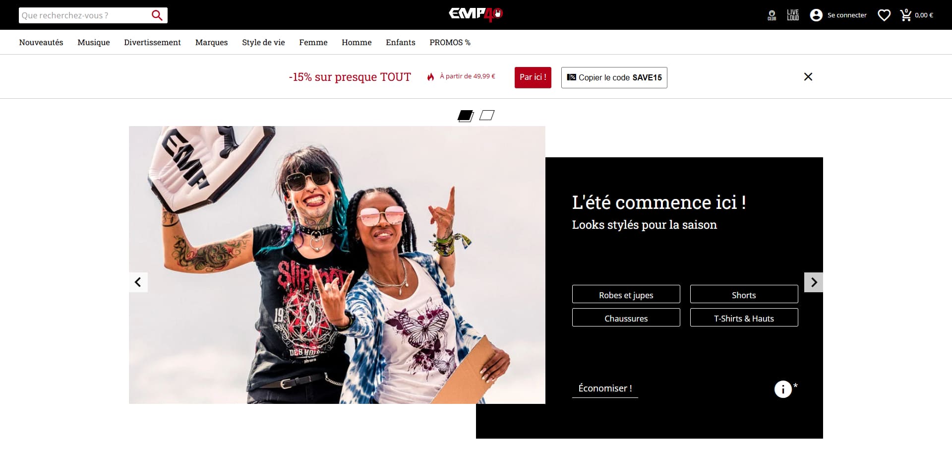 EMP Code de réduction