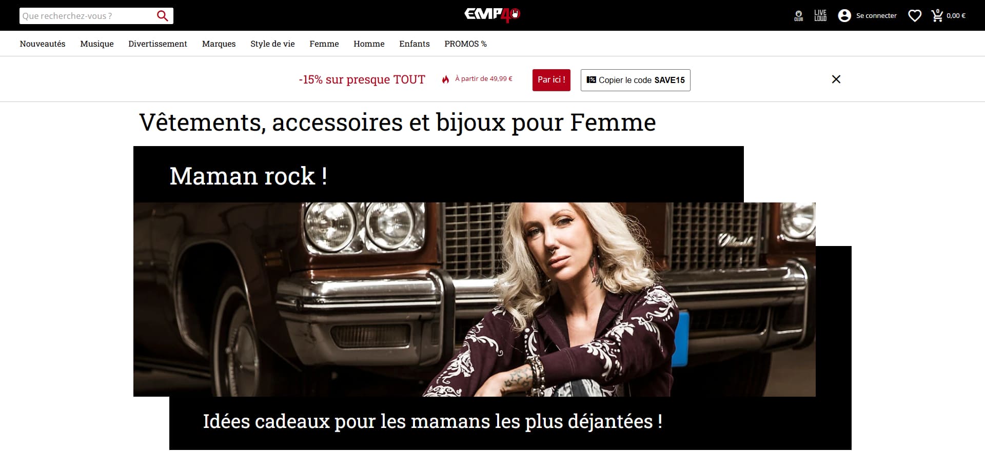 EMP Code de réduction