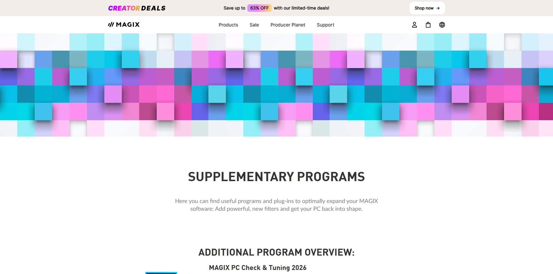 MAGIX Code promo