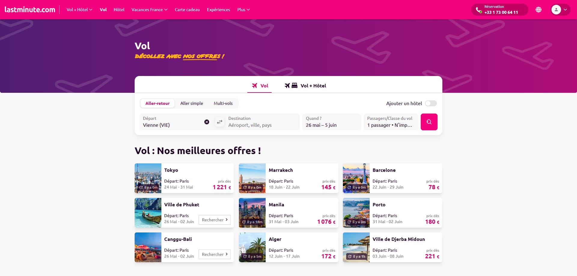 Lastminute coupons