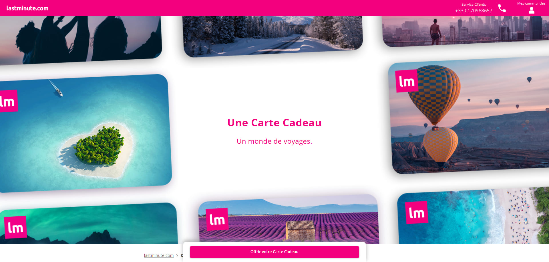 Lastminute Code de réduction