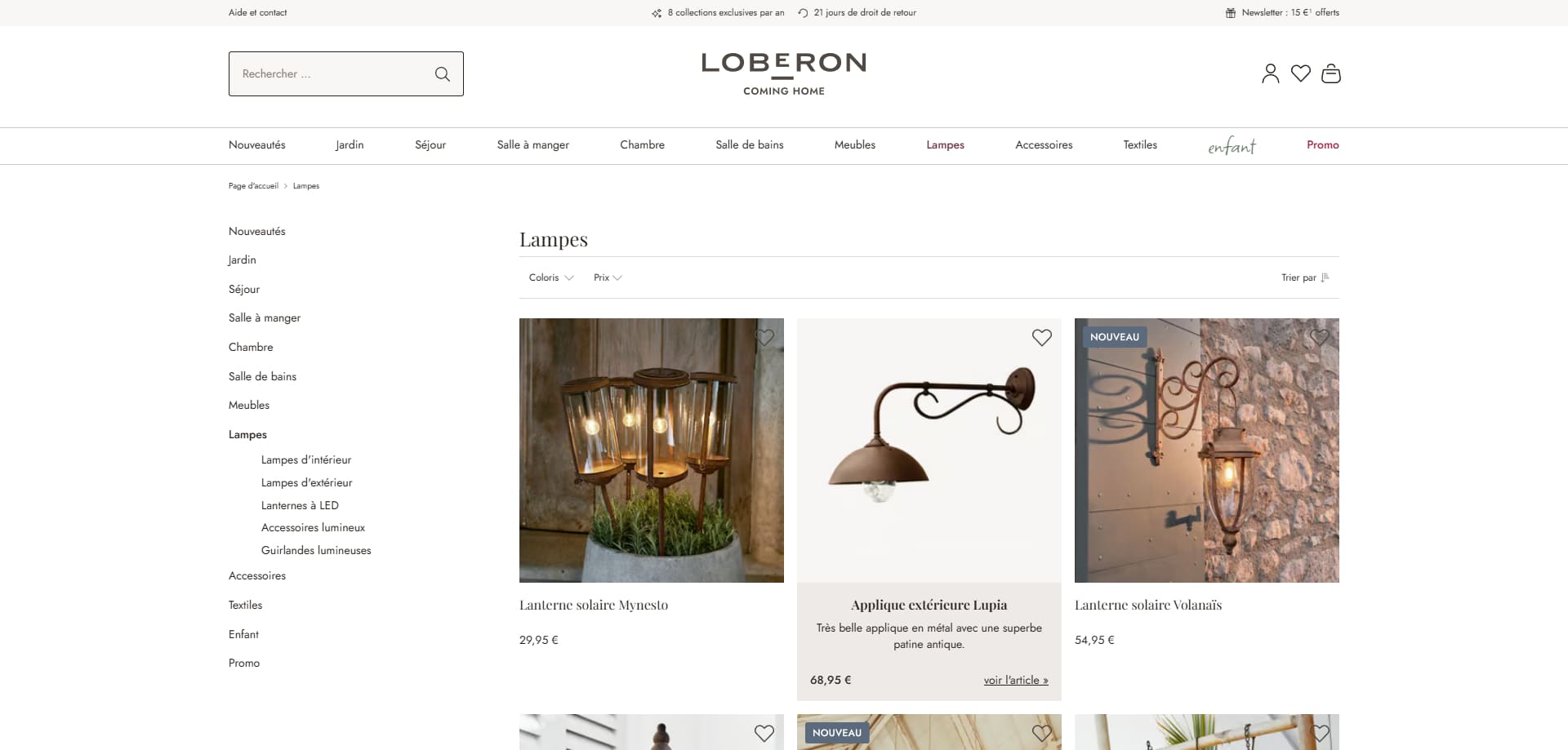 Loberon Bons de réduction