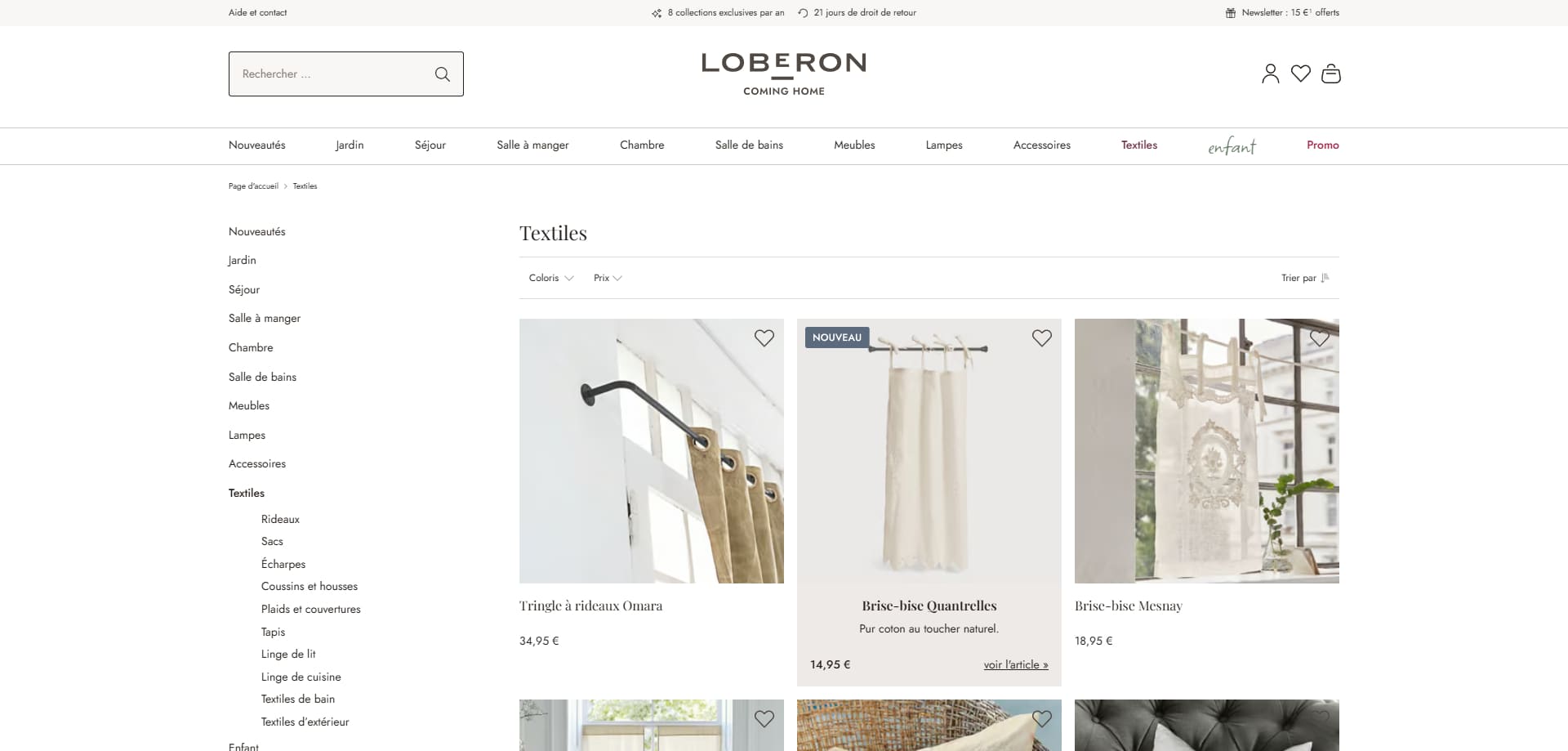 Loberon Code de réduction