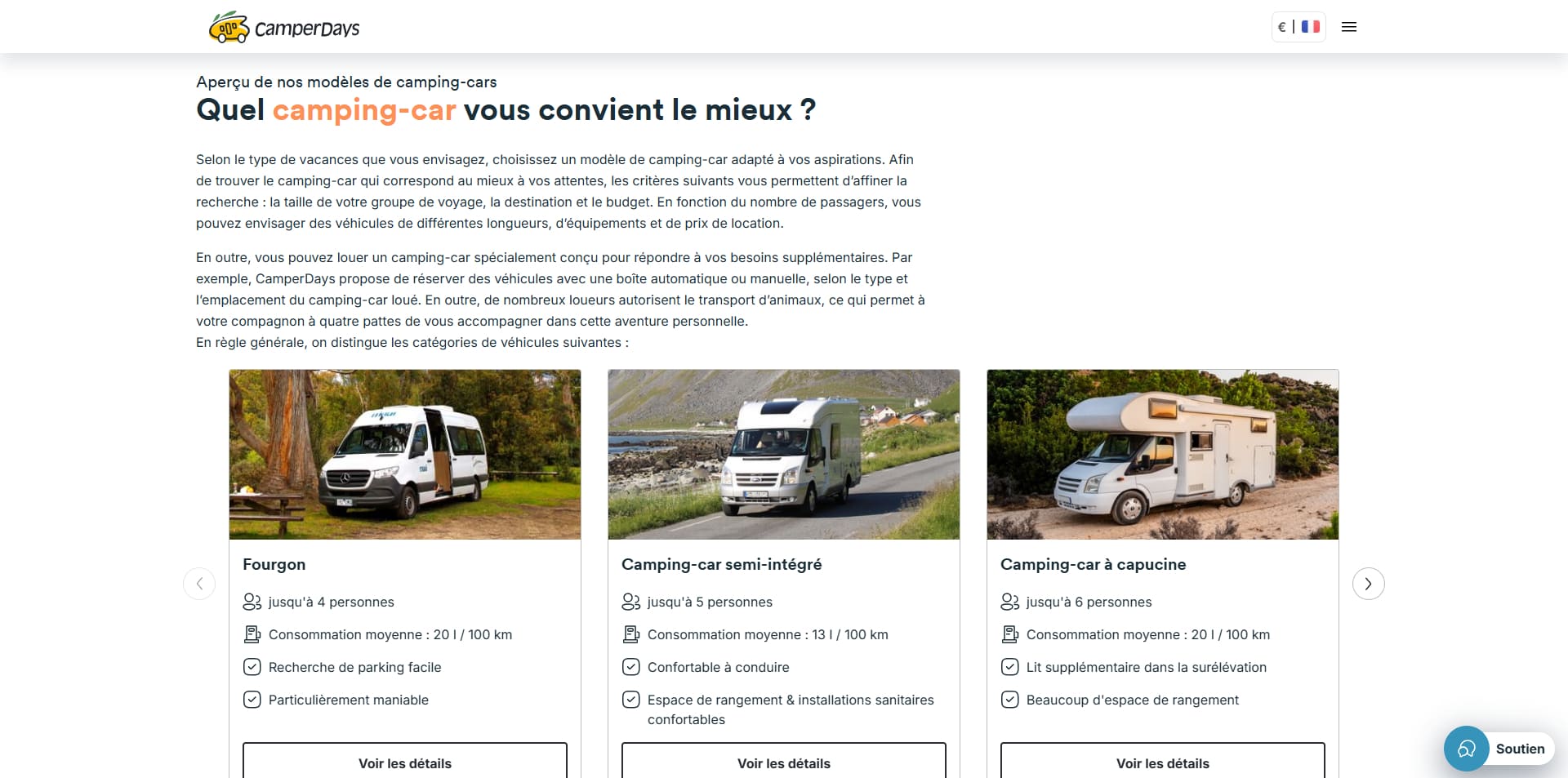 CamperDays Bon d'achat