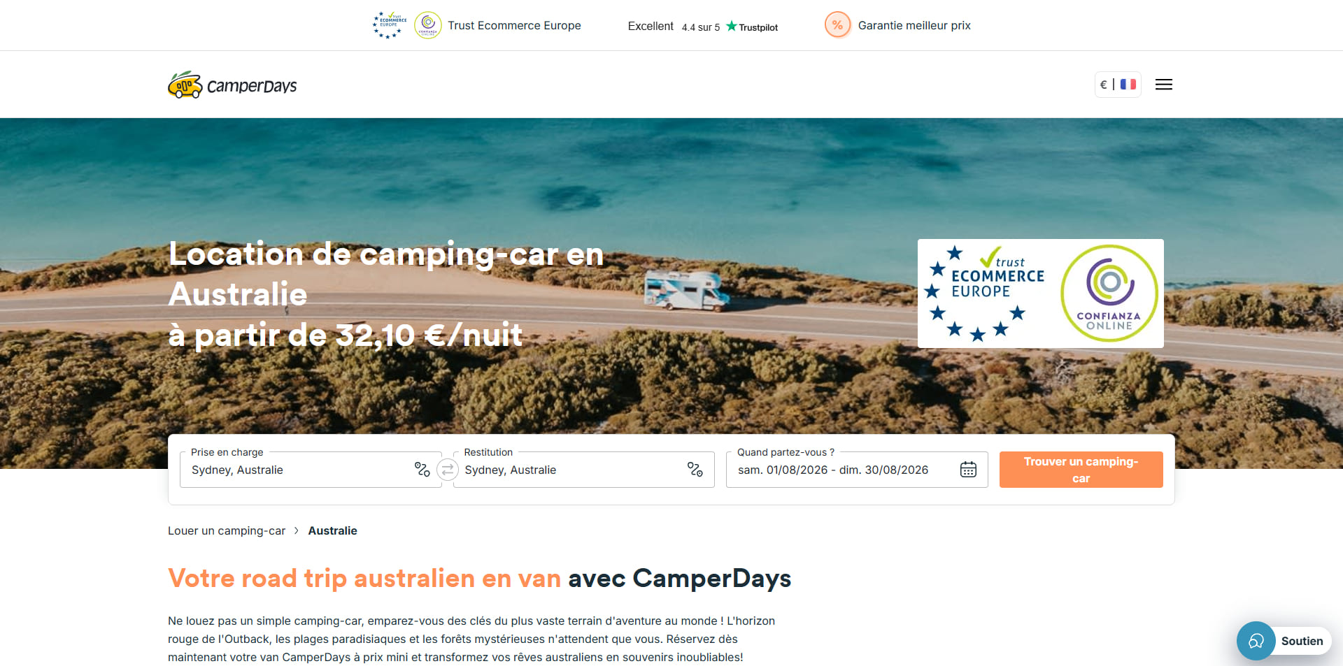 CamperDays Bons de réduction