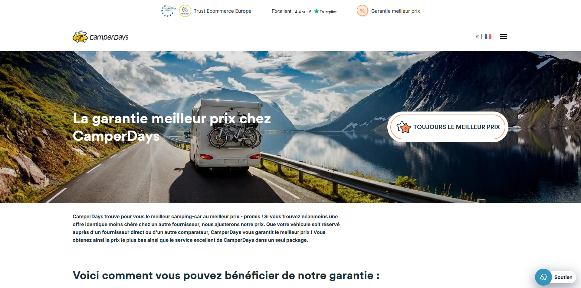CamperDays Code de réduction