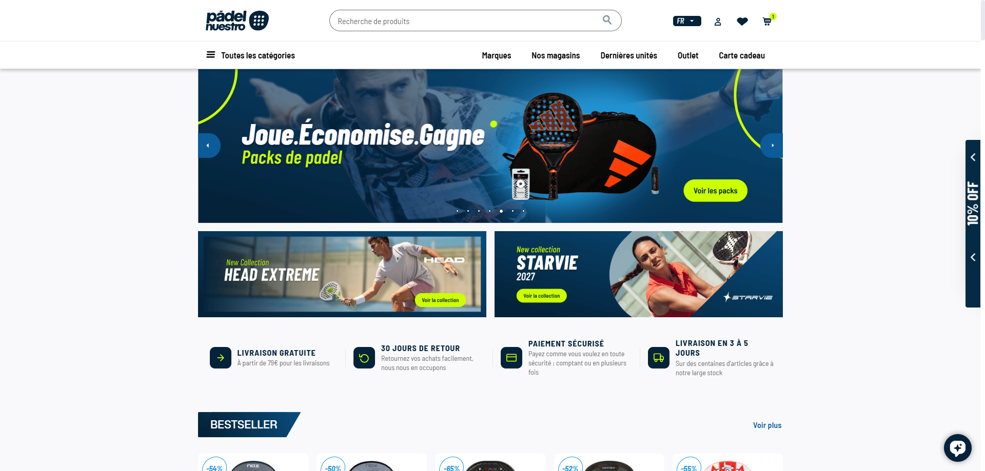 Padel Nuestro Code de réduction