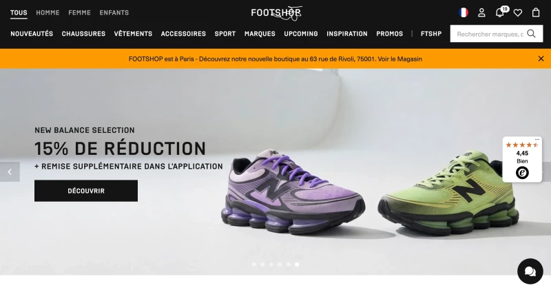 code promo Footshop