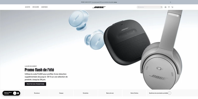 code promo Bose