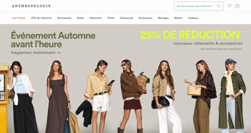 code promo Anthropologie