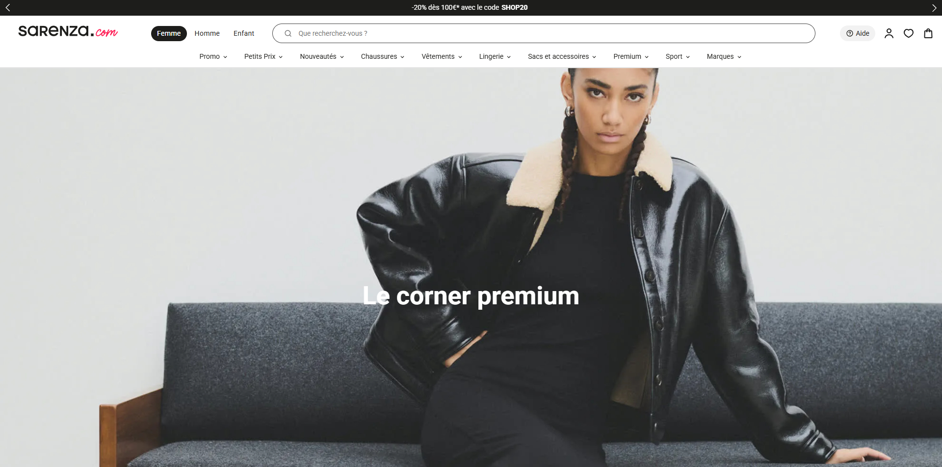 Sarenza Code promo