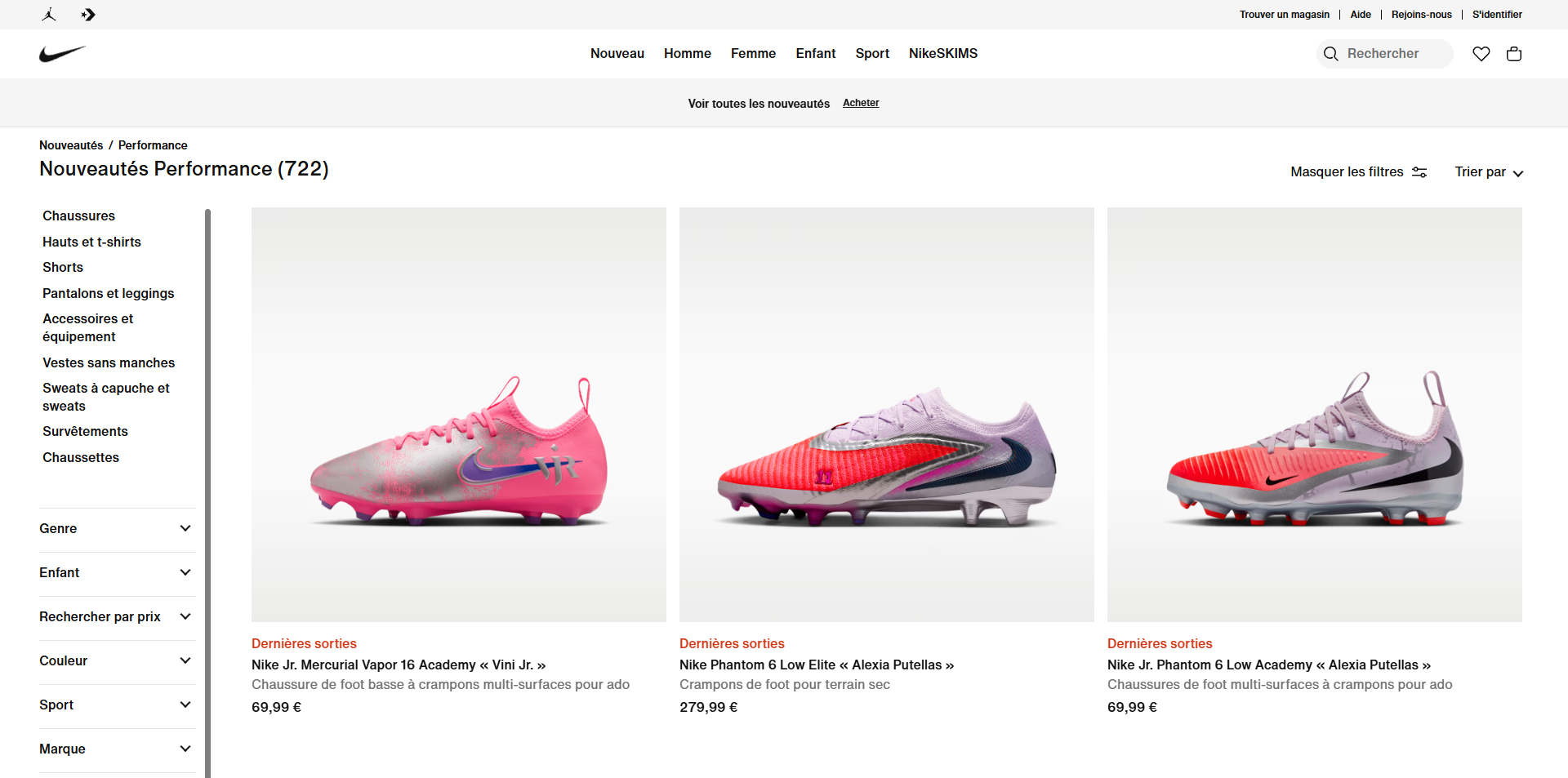 NIKE Bons de réduction