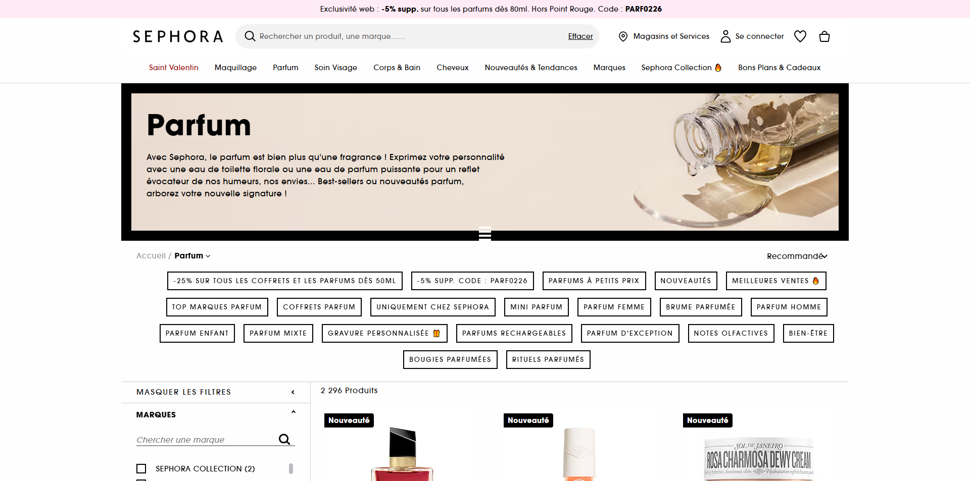 SEPHORA Code promo