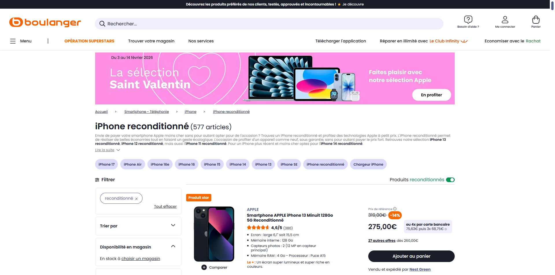 Boulanger Code promo
