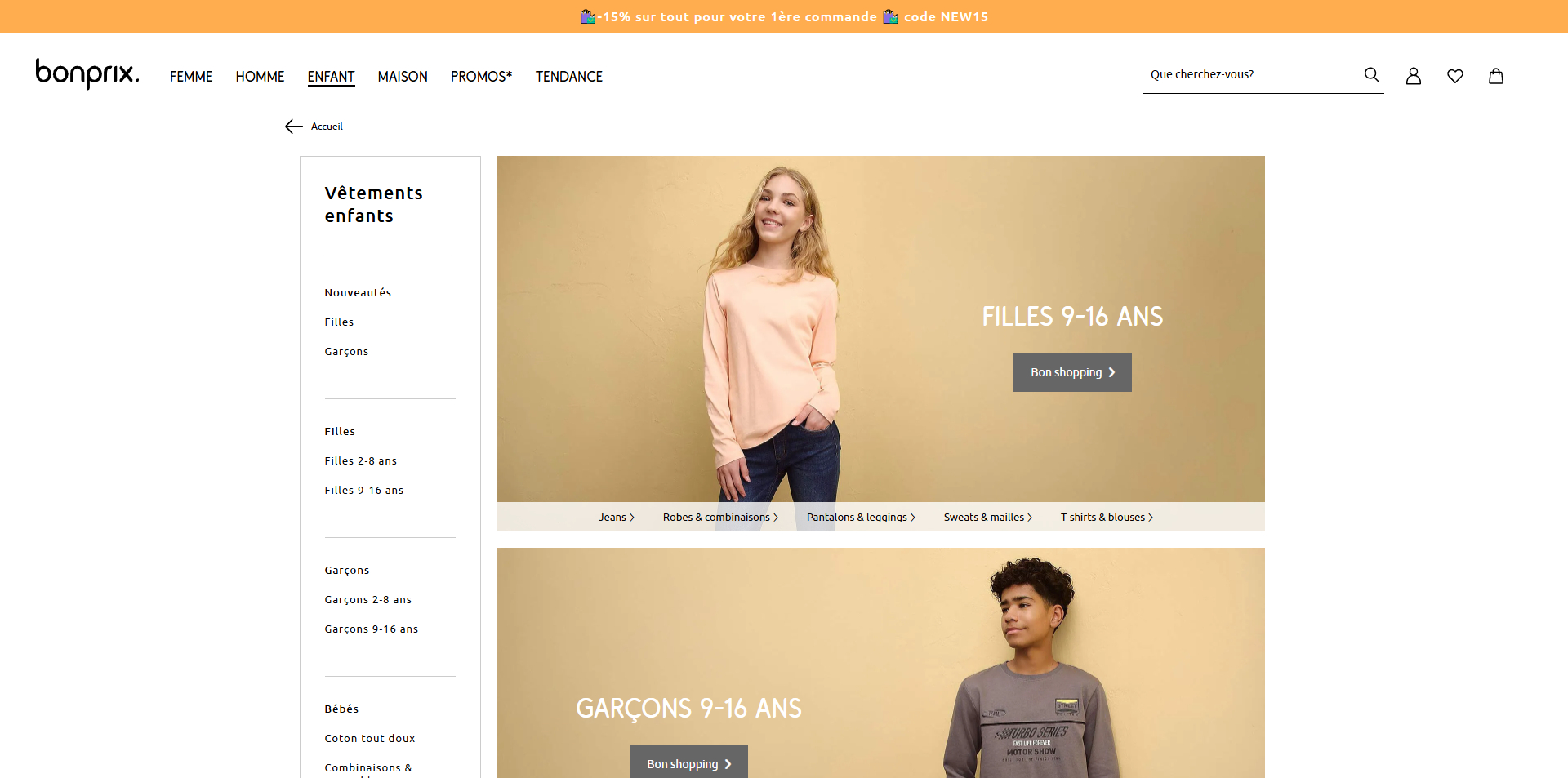 Bonprix Code de réduction
