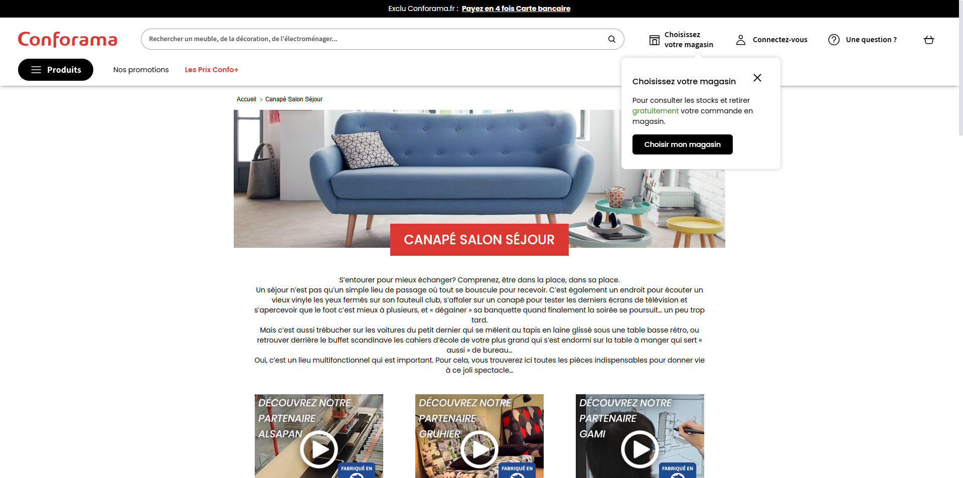 Conforama Bon d'achat