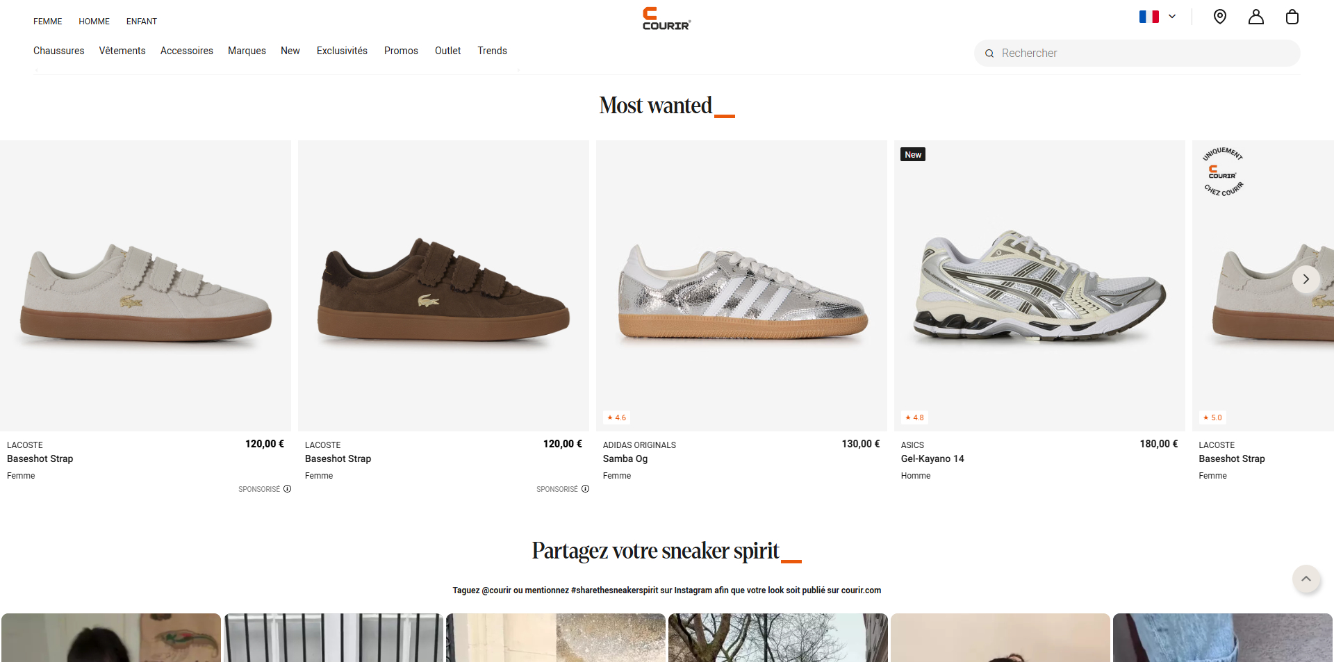 Courir coupons