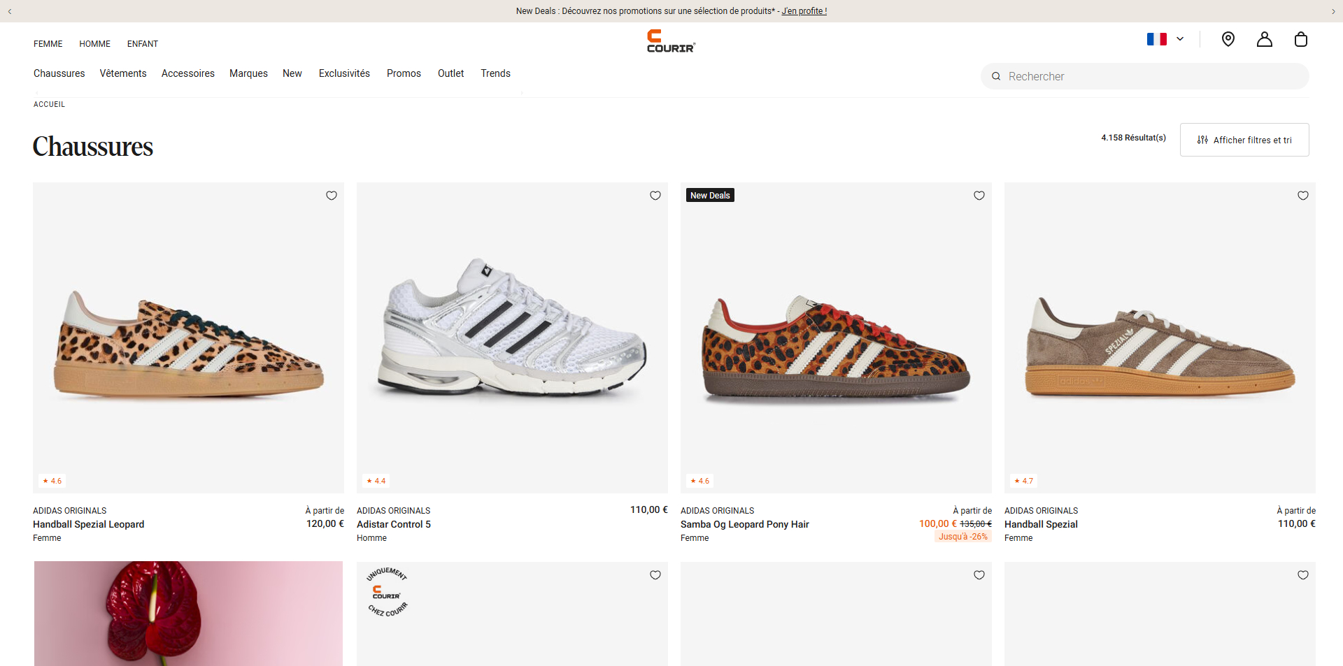 Courir Code promo