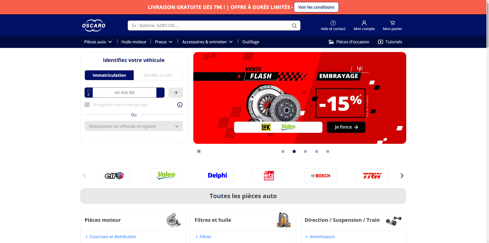 Oscaro Code de réduction