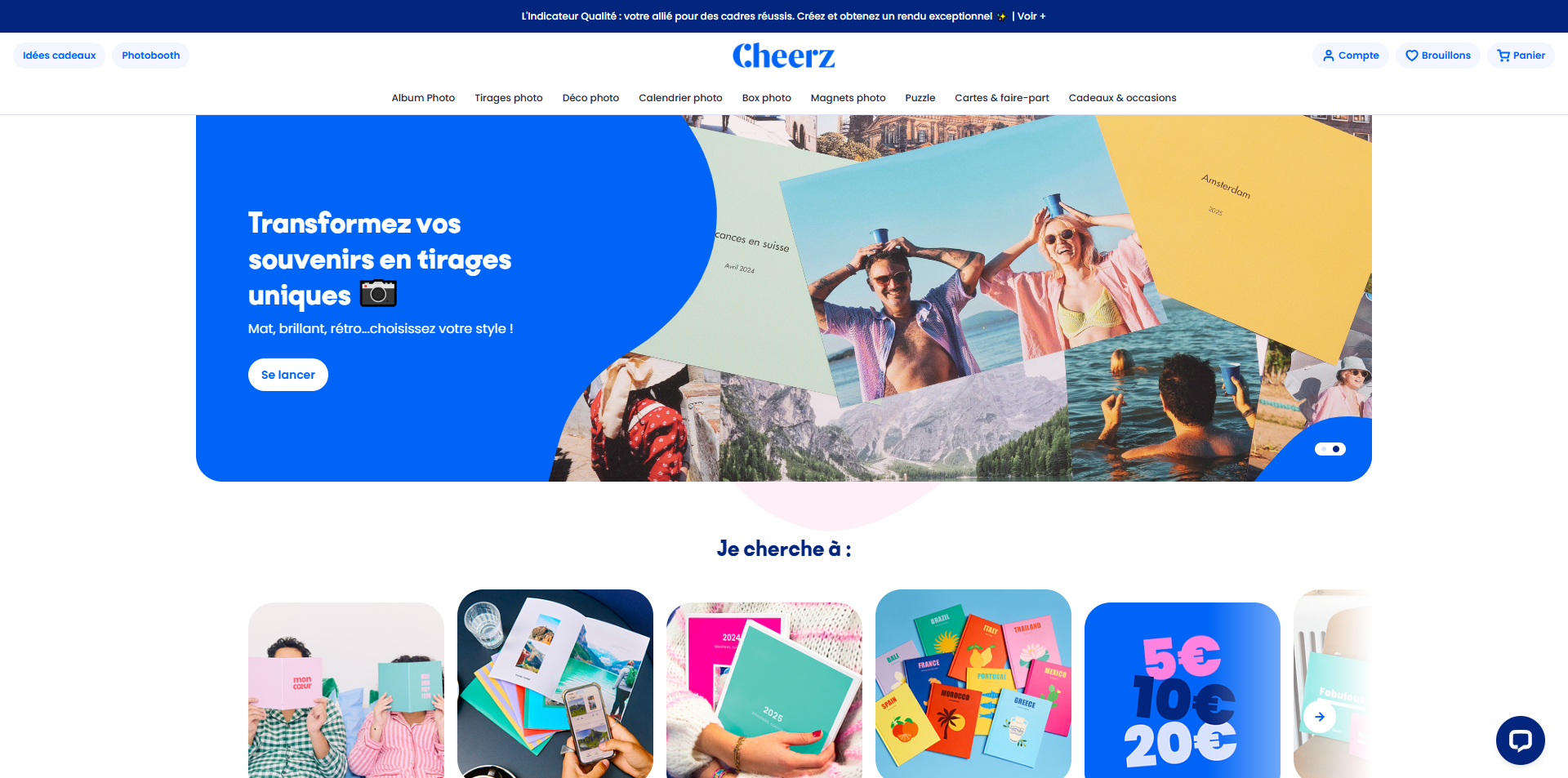 Cheerz Code de réduction