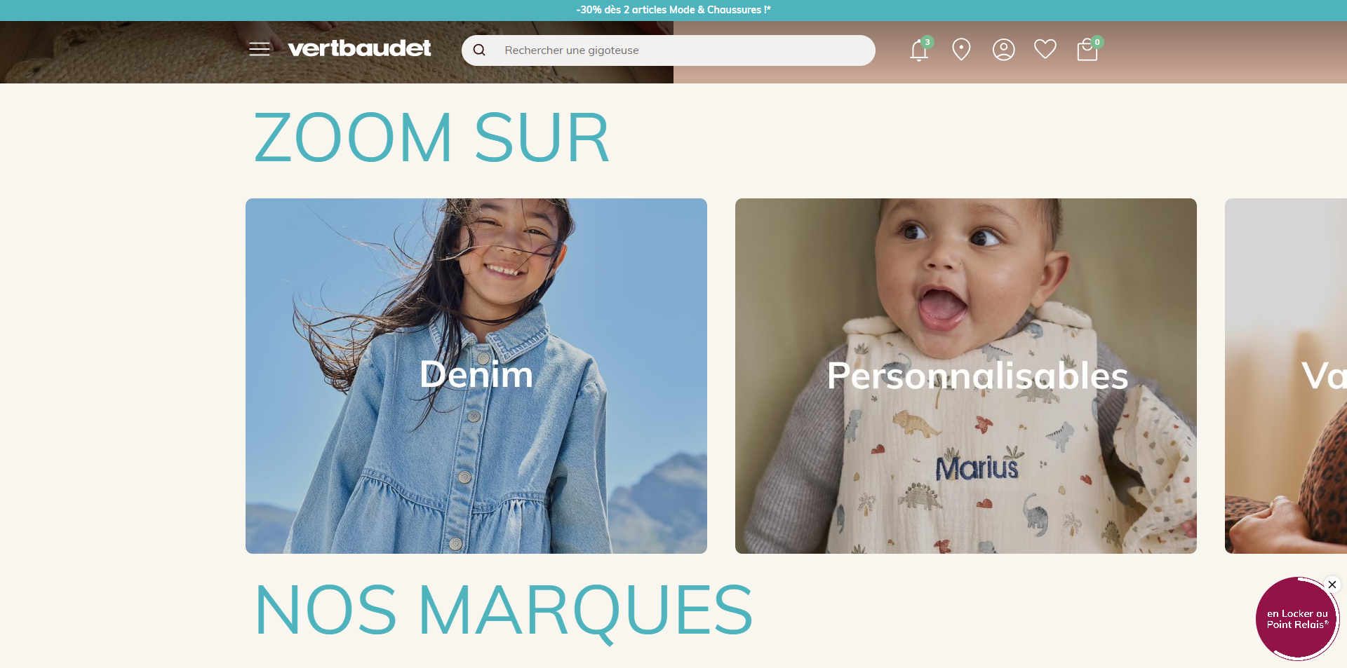 Vertbaudet Code promo