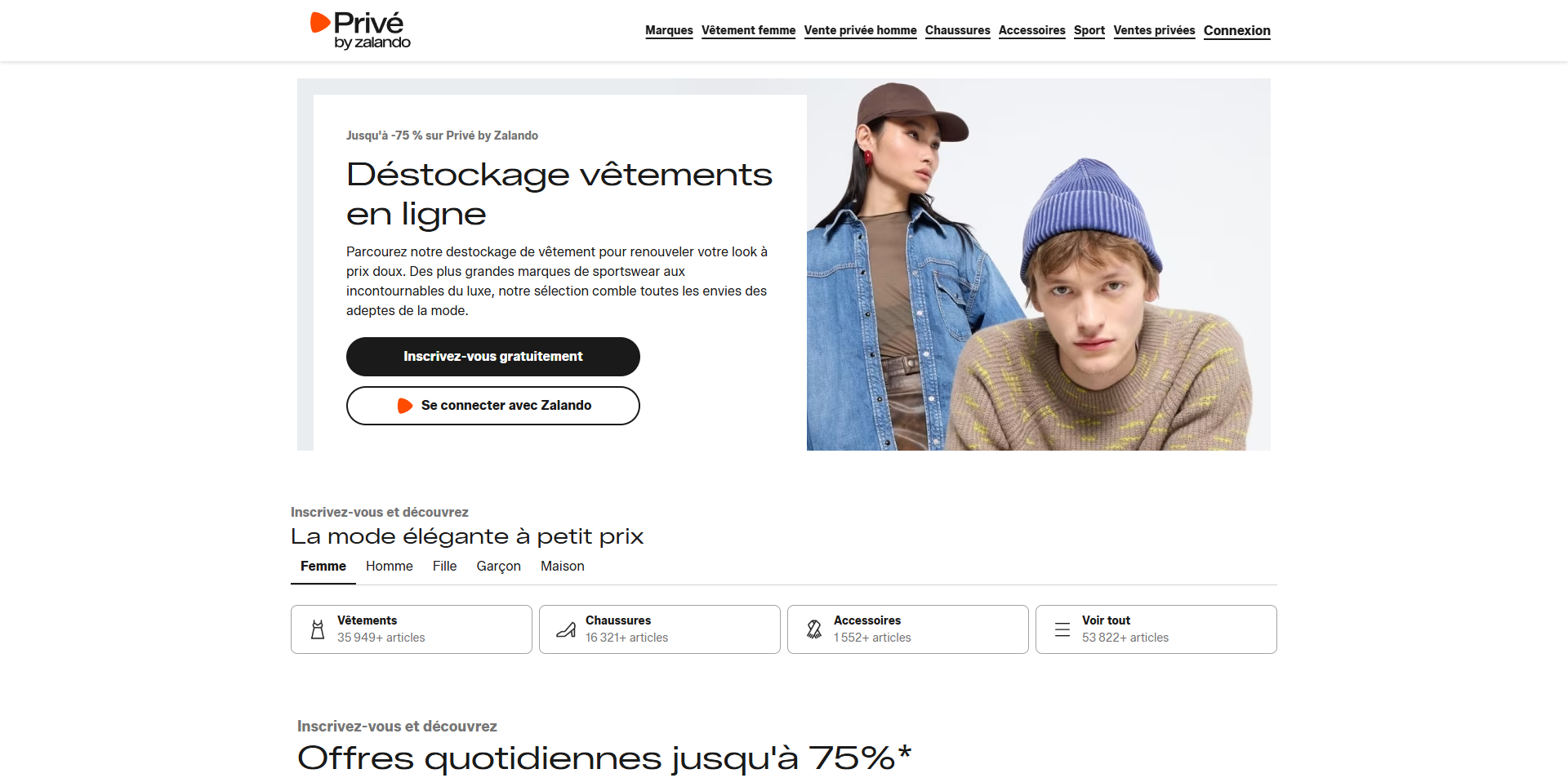 Zalando Privé Bons de réduction
