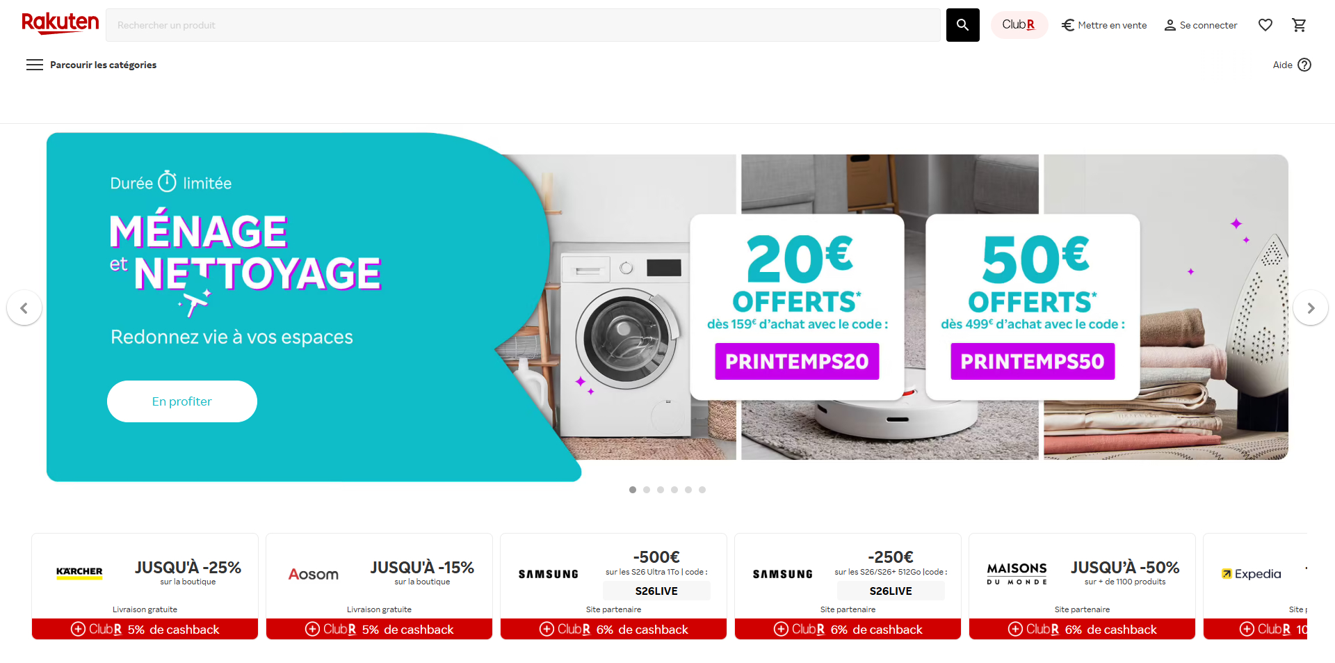 Rakuten Code de réduction