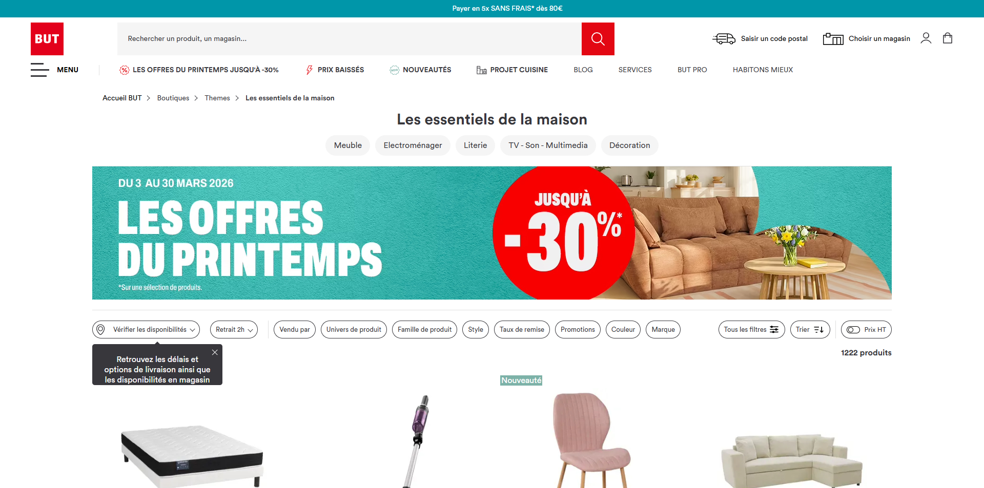 BUT Bon d'achat