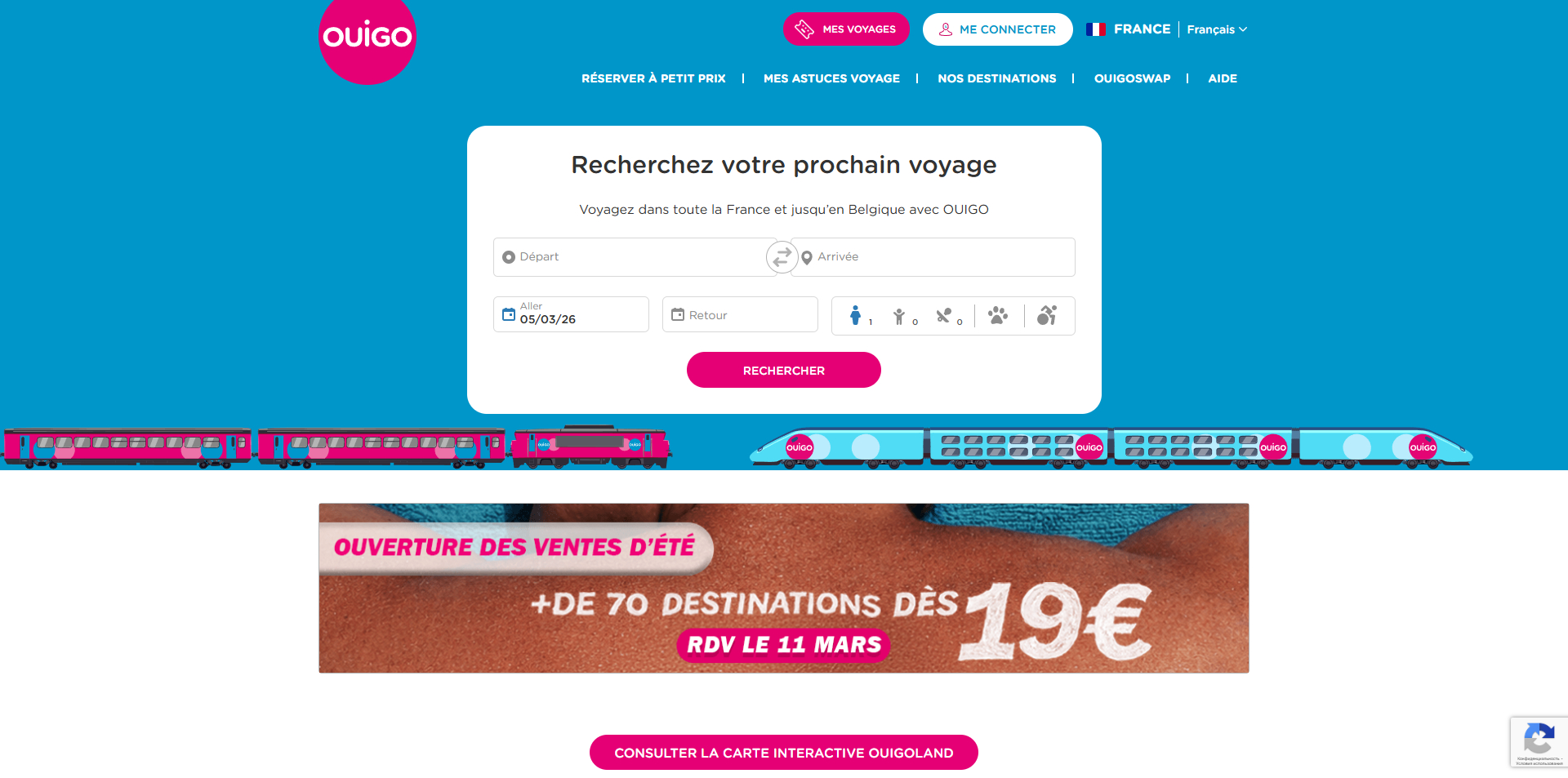 Ouigo Code de réduction
