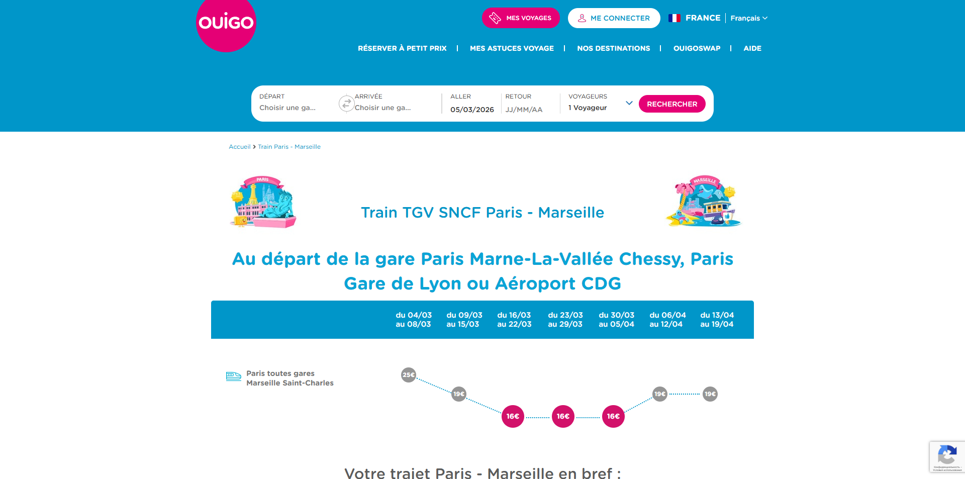 Ouigo Code de réduction