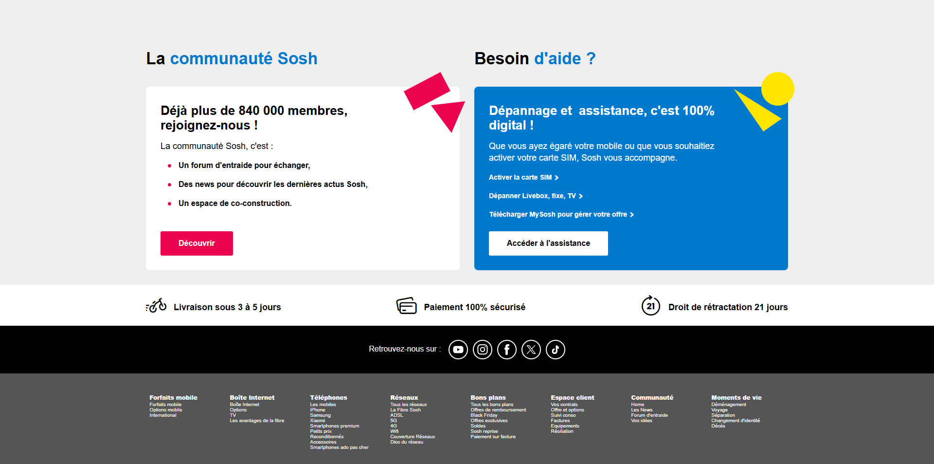 Sosh Code promo