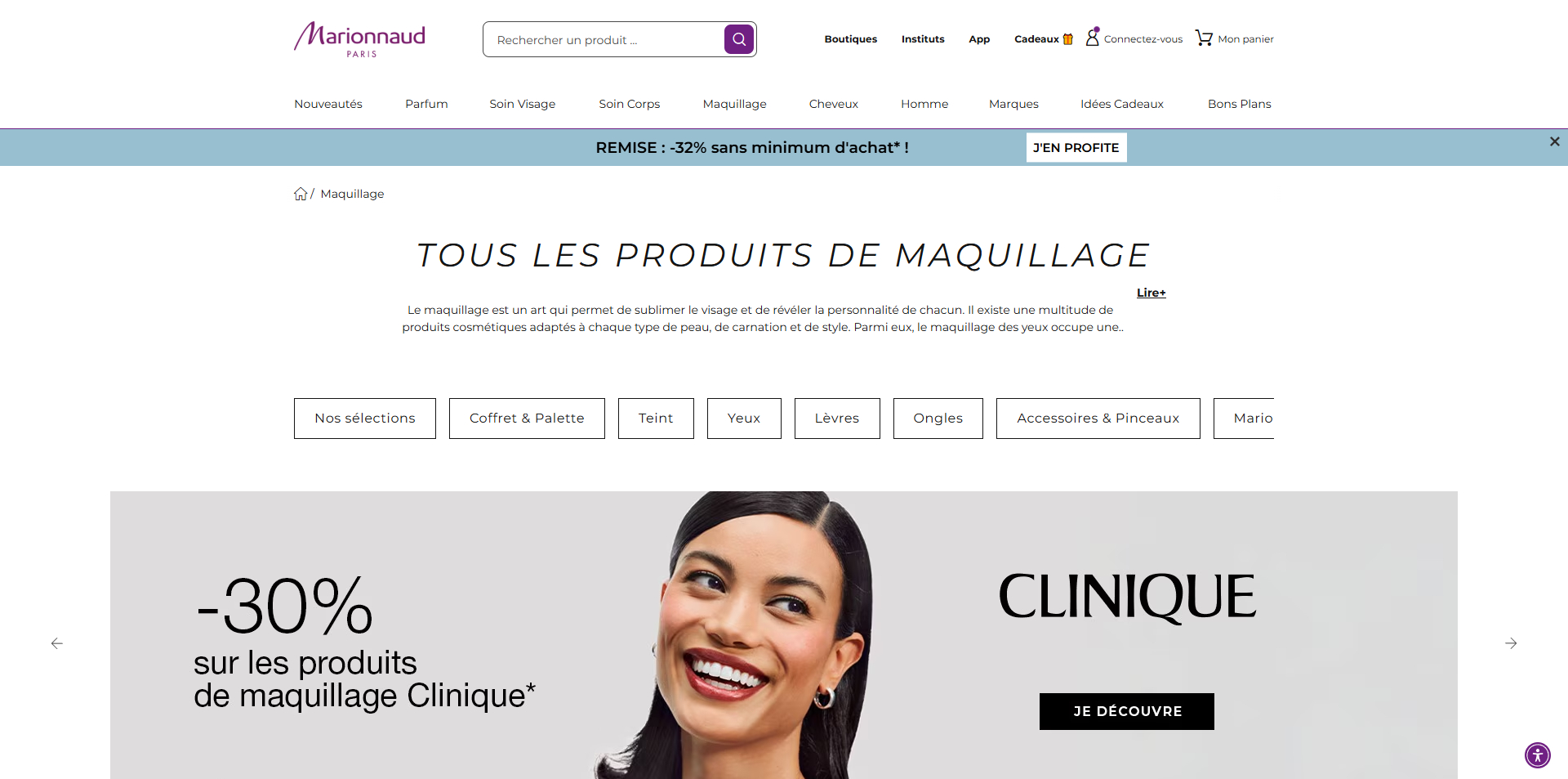 Marionnaud Bons de réduction