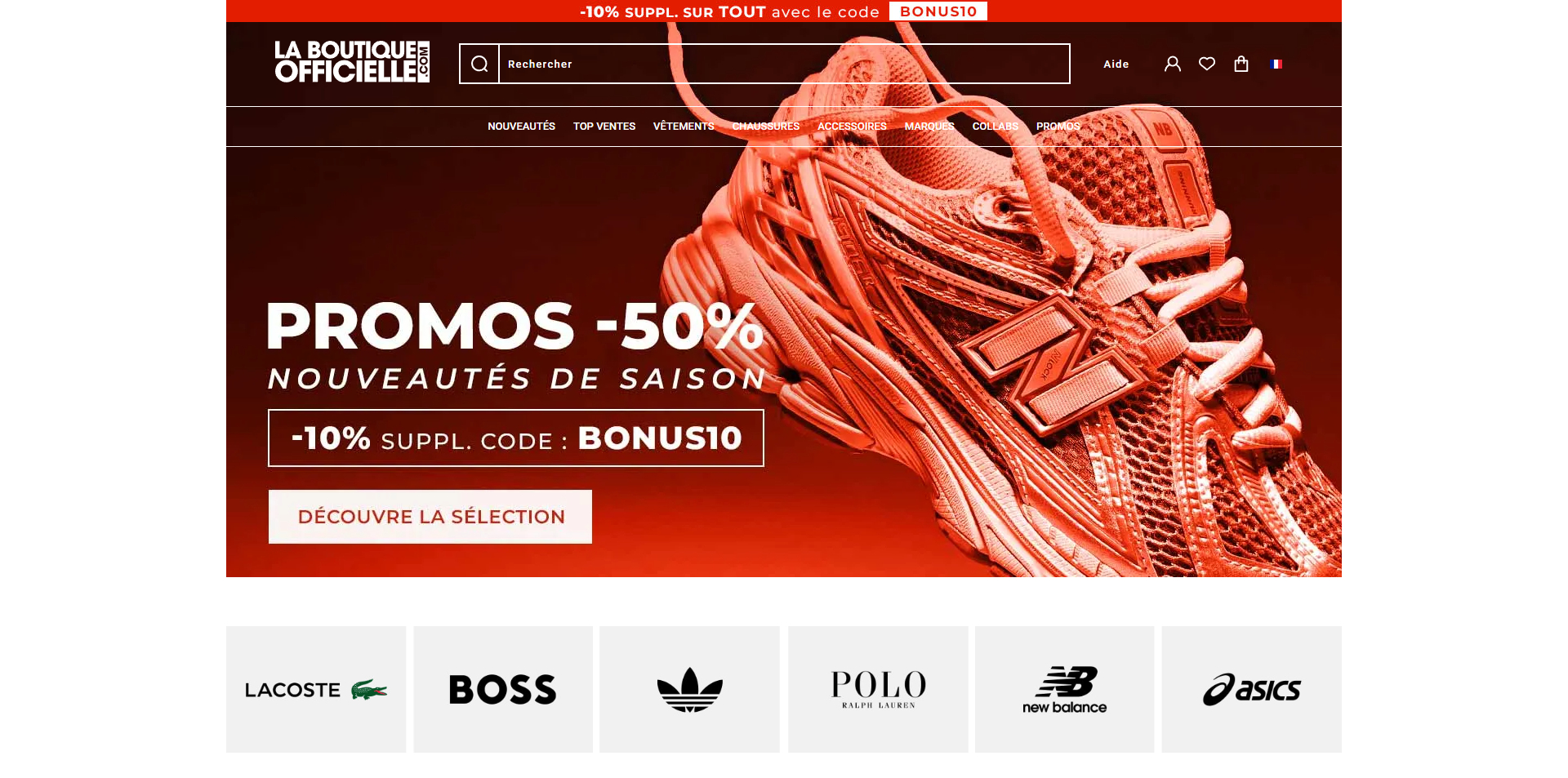 La Boutique Officielle Code de réduction