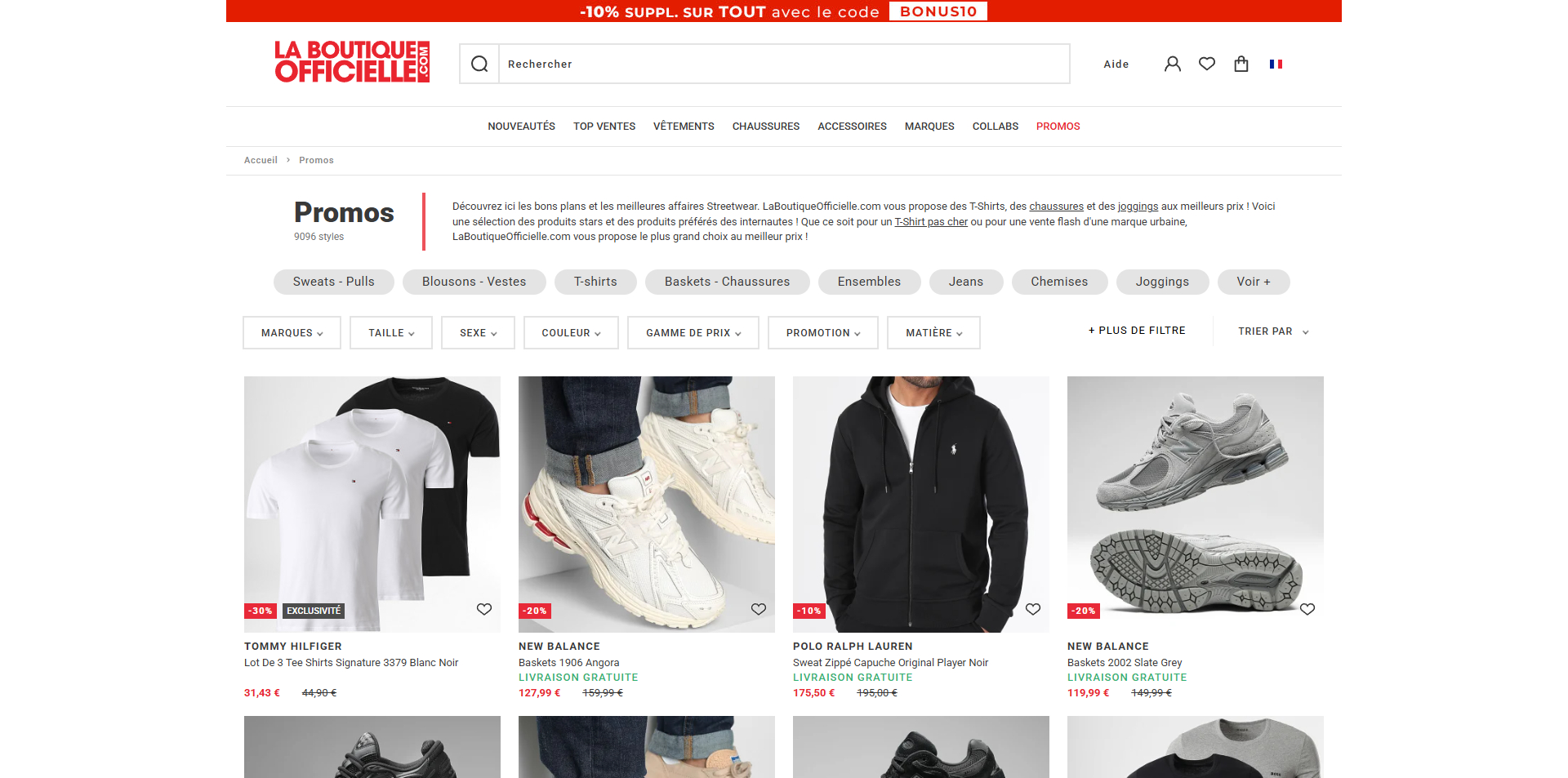 La Boutique Officielle Code de réduction